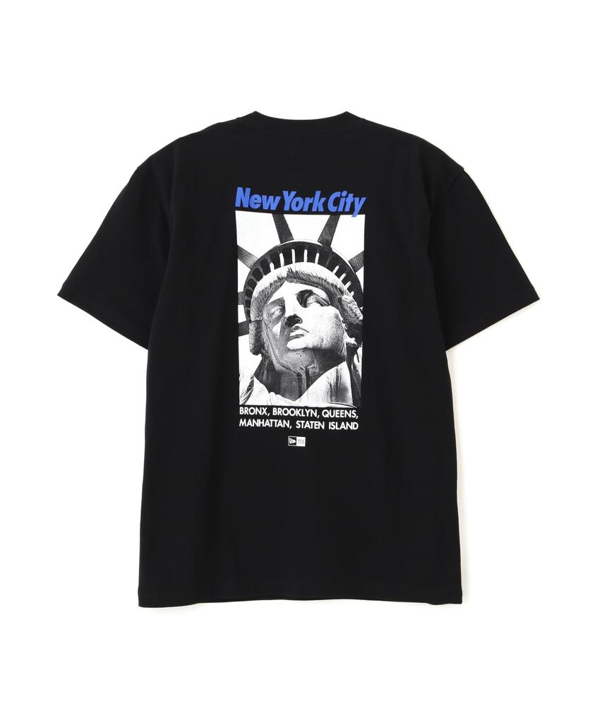 NEWERA NEWERA NEWYORK New Era Short Sleeve New York L 010 Black [Avirex] S/S T-SHIRT T-Shirt 783-4134063 Men's
