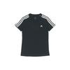 3-Stripes Sport Round Neck Short Sleeve T-Shirt Women Tops Black GL0784