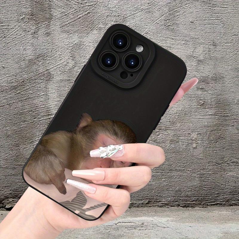 Милый чехол для телефона с изображением обезьяны для iPhone 16 15 14 13 12 11 x XR Xs SE2 SE 8 7 plus pro Max mini силиконовая задняя крышка