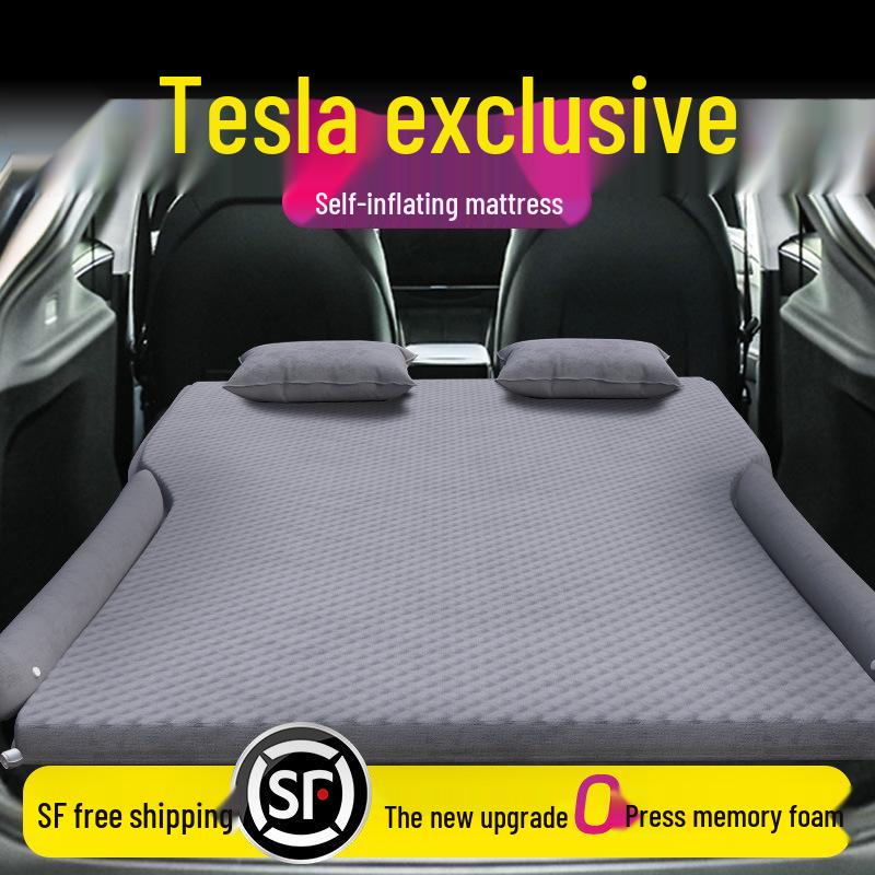 Матрас в багажник Tesla Model Y (обновленная версия): Надувной матрас для заднего сиденья от Mao Dou Ya.