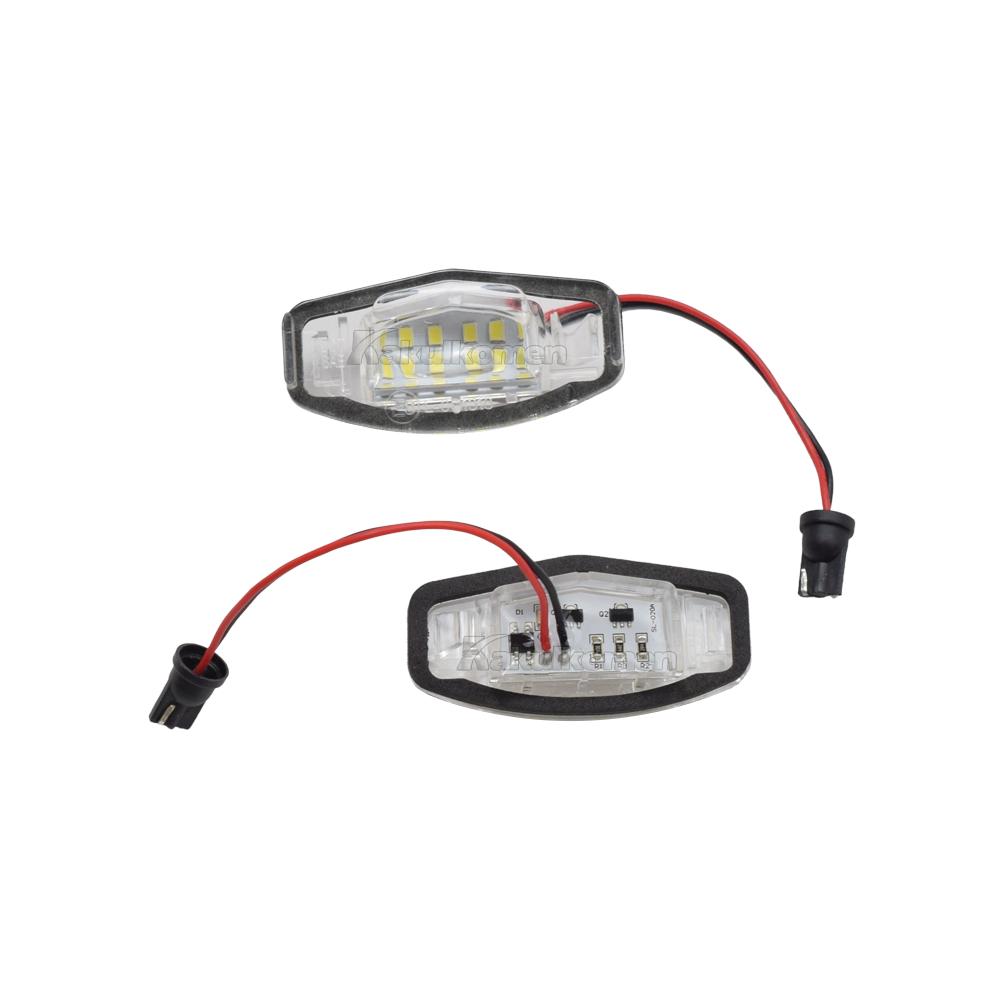 LED License Number Plate Light White For Honda Civic 01-15 Accord 4D 03-17 Odyssey 00-04 Pilot 03-08 Acura MDX RL TSX RDX TL ILX