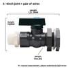 With Bulkhead Fitting Adapter PVC Rain Barrel Diverter Kit 3/4 Inch Rain Barrel Valve Rain Barrel Spigot Kit