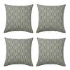 Набор серо-зеленых чехлов для подушек (4 шт), JATTEPOPPEL Cushion Cover Green/Grey Set,