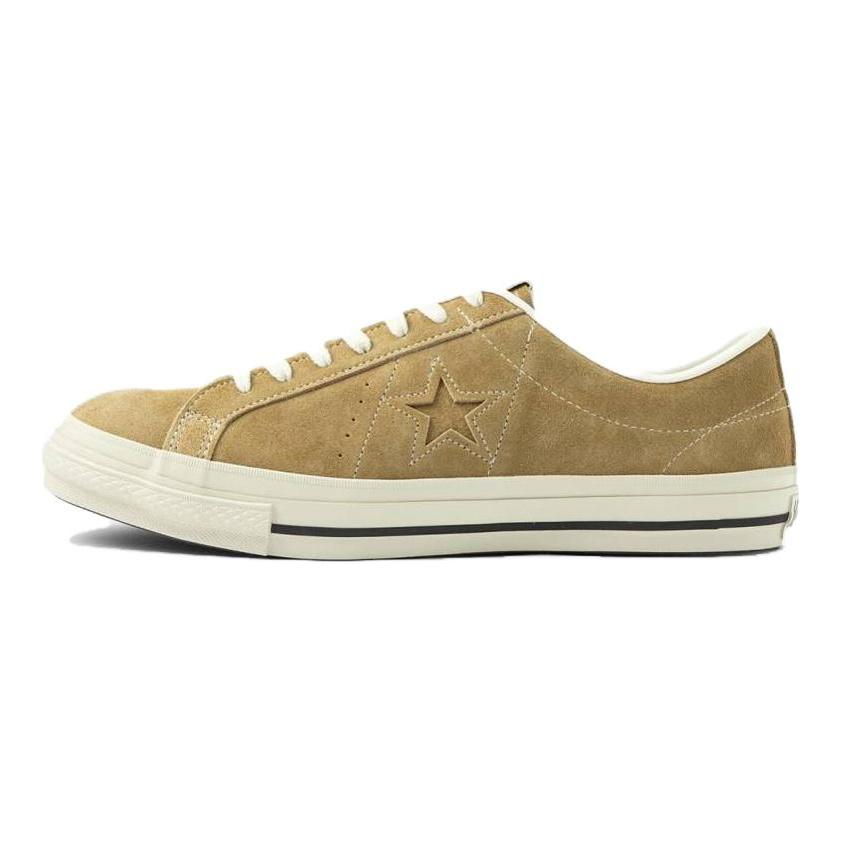 MADNESS x Converse One Star Нескользящие Износостойкие Низкие Кеды для Скейтборда Унисекс Коричневые
