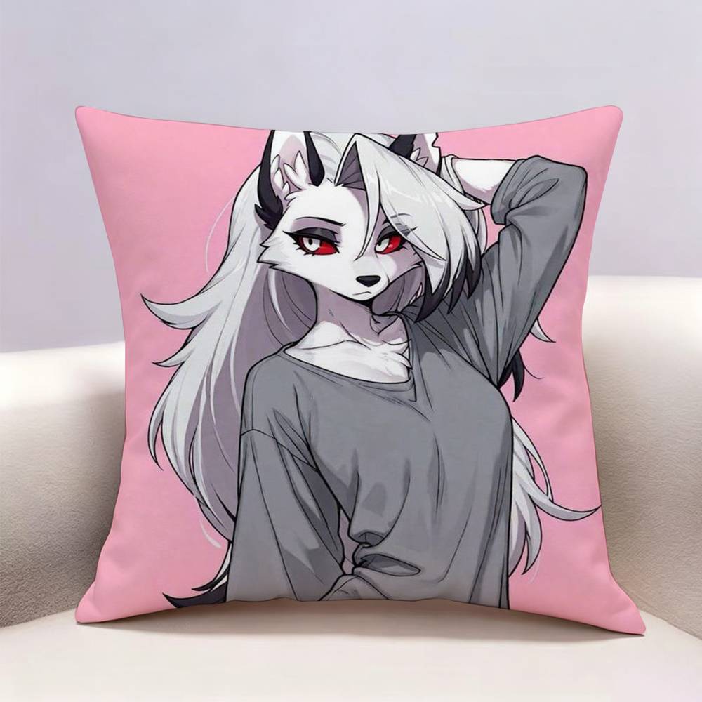 Sassy LLoona Wolf Doublesided print Pillow Case Pattern Printed Pillowcase For Living Room Sofa Cushion Cover