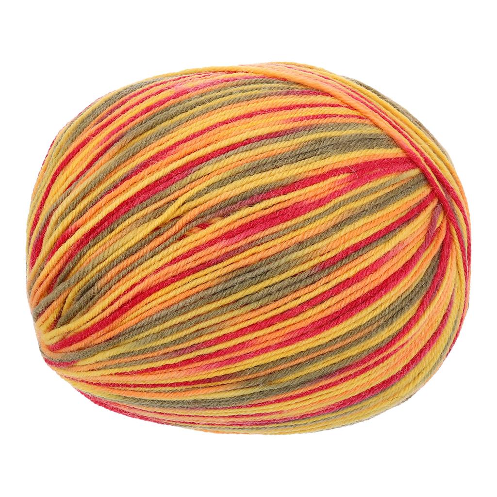 Пряжа 100% шерсть 4-слойная шерстяная ровница Роскошная и мягкая пряжа Пряжа ручной окраски для ручного вязания, вязания крючком, 3,52 унции, 306 ярдов 1 моток