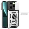 For Tecno Spark GO 2024 Case Slide Camera Protect Phone Cases For Tecno Spark 20 20C Pop 8 Magnetic Ring Stand Armor Back Cover
