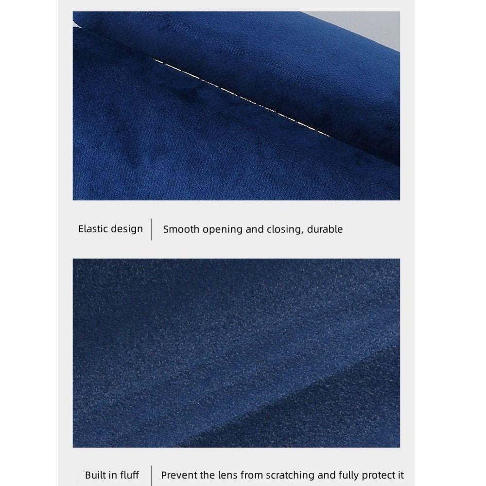 Portable Anti-Pressure Art Glasses Case Spectacle Case Plush Iron Box Sunglasses Case