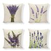 Наволочка «Благослови этот дом» лавандового цвета, 45x45 см, фиолетовая наволочка для диванной подушки для декора гостиной
