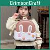 Charming Animal Print Children's Backpack With Light Design For Kindergarten Use