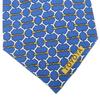 Used HERMES tie Toyota limited edition silk Blue gold business