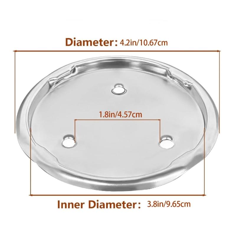 1/2Pcs Replacement Screw Cap Base Plate W10191926 Clamping Plate for Mixer Bowls Accessories Easy to Installation