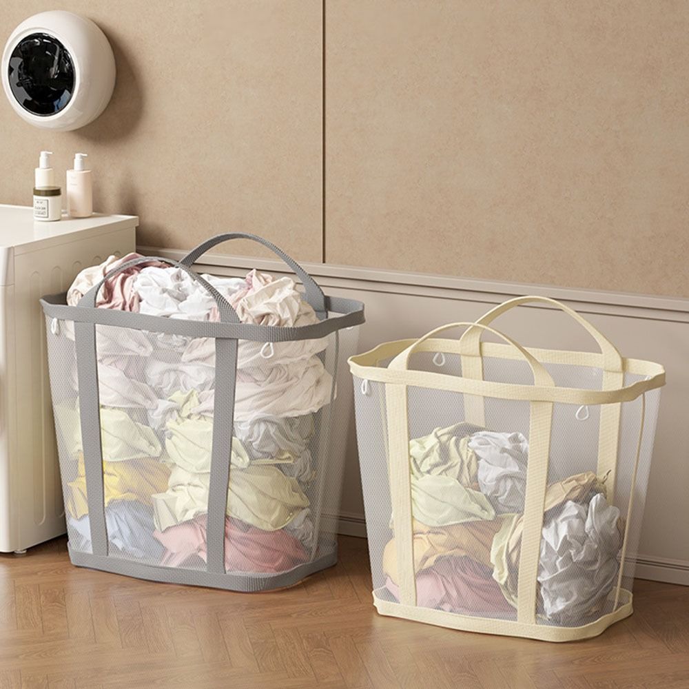 Large Capacity Foldable Laundry Basket Nylon Storage Basket for Children Toy Storage