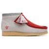 Clarks Originals Wallabee Boot VCY Red Grey Men Sneakers 26165076
