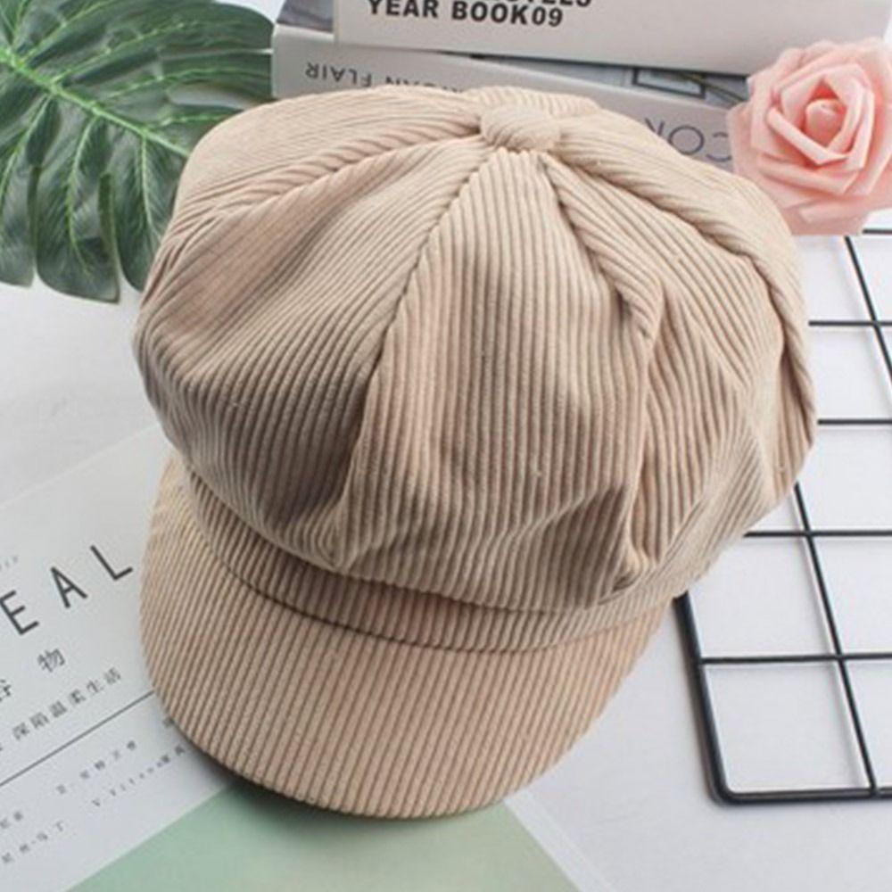 Windproof Painter's Hat Vintage Autumn Winter Sun Cap Casual Newspaper Hat Outdoor