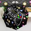 1PC Custom Name Video Game Controller Artwork Automatic Folding Umbrella Compact Travel Umbrella for Men & Women, Ideal Gift for Christmas, Birthdays,