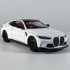 Майка 1:Модель автомобиля BMW M4 из литого сплава, масштаб 1/24 - Премиальная коллекционная фигурка для демонстрации (белый)