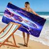 Super Saiyan Power Unleashed beach towel Outdoor camping beach Outdoor pool towel seaside quickdrying swim towel Outdoor picnic beach mat beach
