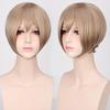 11.8" 30cm Short Bob Cartoon Cosplay Wigs Men Women Party High Temperature Synthetic Hair Costumes for Halloween Synthetic Wig