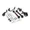 2.5"-6" Lift Adjustable Front Sway bar Link Quick Disconnect Black For Jeep 2019+ Wrangler JL PRC-1010-BK