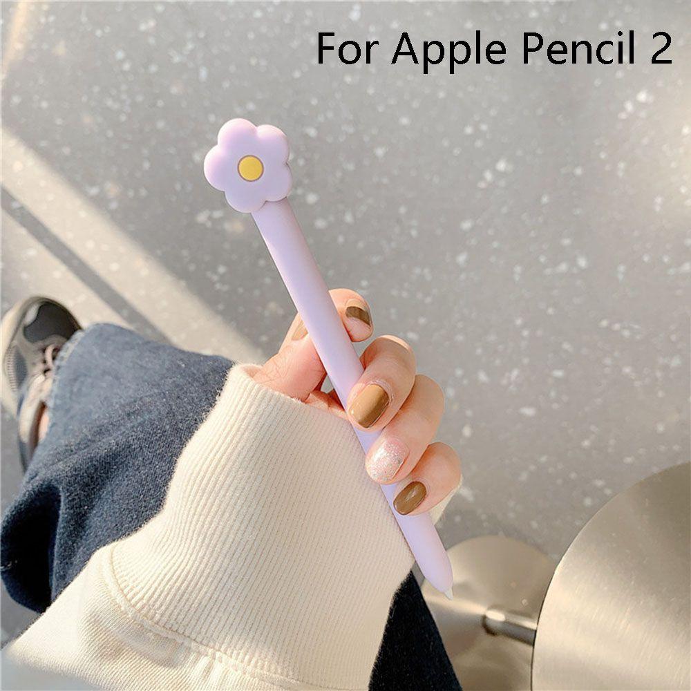 Милый Кот Лапка Чехол Для Apple Pencil 2/1 Для iPad Планшета Сенсорного Стилуса Мультяшный Защитный Чехол Чехлы Для Карандашей Цветочные