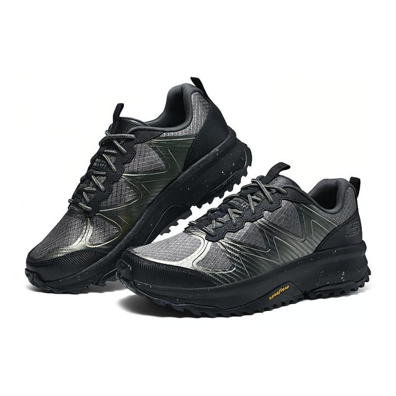 Skechers Men Versatile Low Top Outdoor Functional Shoes Olive Black 237221C-OLBK