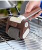 Rechargeable Stainless Steel Electric BBQ Brush with Light & Food-Grade Cleaning Roller