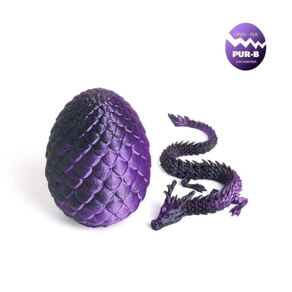 Colorful 3D Chinese Dragon Egg Ornaments - Trendy Decorative Gift & Toy