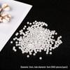 3-30mm Glossy Imitation Pearl Beads for DIY Jewelry: Hairpins, Bracelets, Necklaces, and Decorative Accessories.