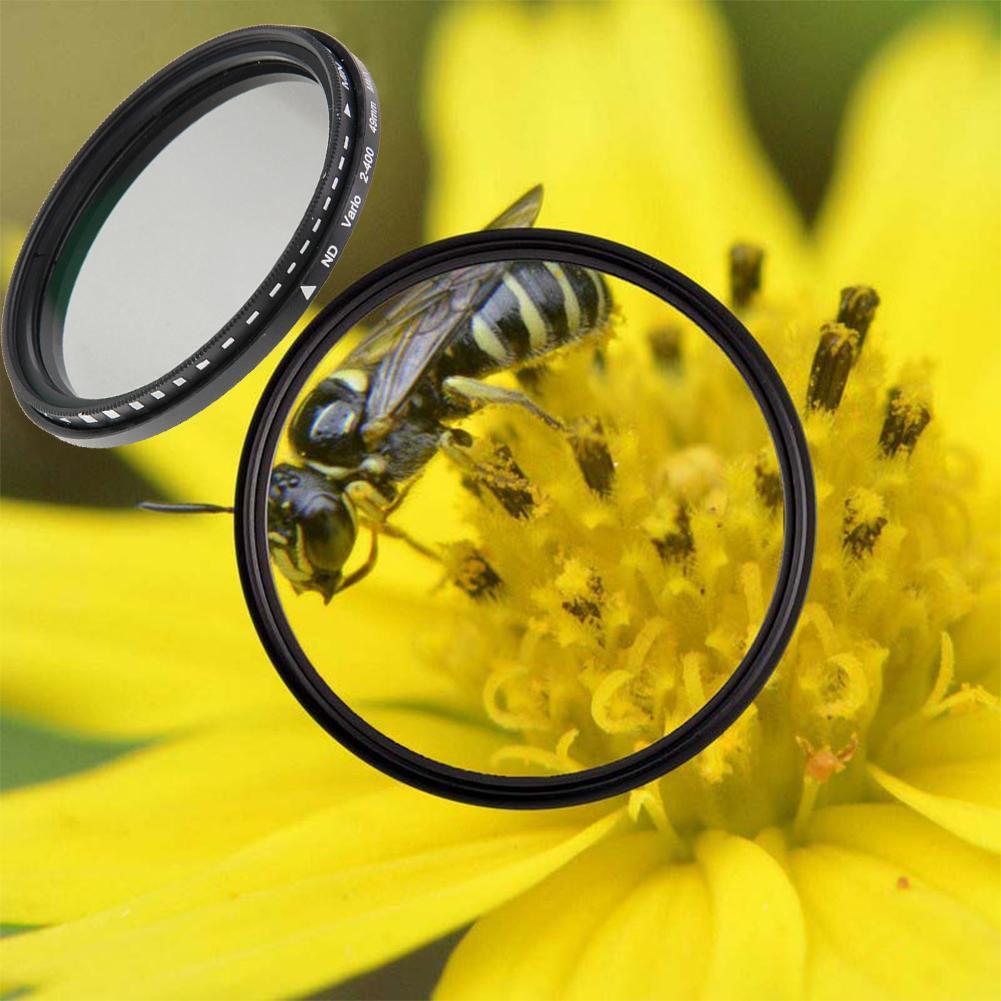 67mm ND Fader Neutral Density Adjustable ND2 To ND400 Variable Filter for Canon Nikon Camera