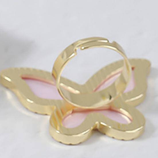 Ring Palette Universal Easy To Clean Golden Color Edge Nail Art Board Ring Plate for Mixing Foundations