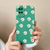 Чехол для Oppo A54 A54S Конфетный Цветочный Рисунок Мягкий Обновленный Жидкий Силикон Полная Защита Задняя Крышка Funda
