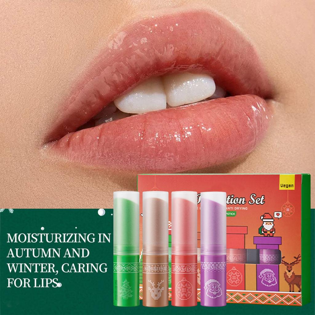Christmas Lipstick Set Box Lip Moisturizing Skin Care Lip Moisturizing Lipstick Set Box Lip Moisturizing Care Lip