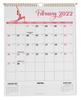 Inkdotpot 16"x12.5" Wall Calendar - Runs Until December 2023 Hanging Spiral Bound Monthly Calendar 2022-2023 for Home or Office