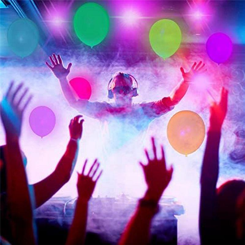 Good-200 Neon Glow Party Balloons Glow In The Dark For Birthday Decoration, Wedding Glow Party Supplies