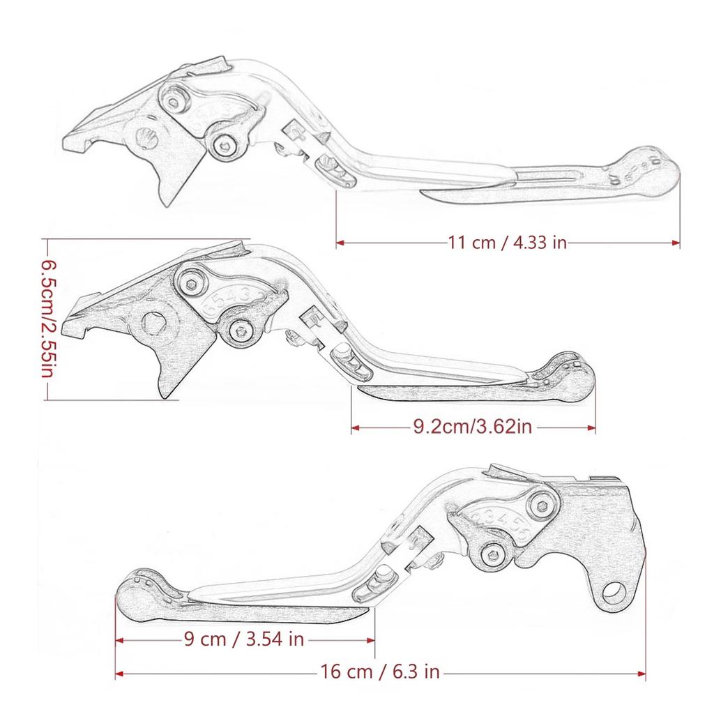 Adjustable Clutch Brake Lever fit for VOGE DS900X 900DSX 2024-2026 Blue
