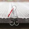 Deck Anchor Pegs with Spirng Buckle Retractable Spring Aluminium Alloy Wind Rope Anchor Outdoor