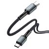 XUNDD XDDC-033 1m Aluminum Alloy Braided USB-C to USB-C Data Cable Phone Fast Charging Wire