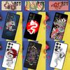 Чехол для телефона в японском стиле с драконом для Samsung Galaxy S25 Ultra S9 S10 S20 S21 S22 Plus S23 FE S24 Ultra Задняя крышка