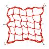 Touring Net, Bike Net, Motorcycle Supplies, 15.7 X 15.7 Inches (40 X 40 Cm), Cargo Net, Stretchable, Luggage Fixation (Red)