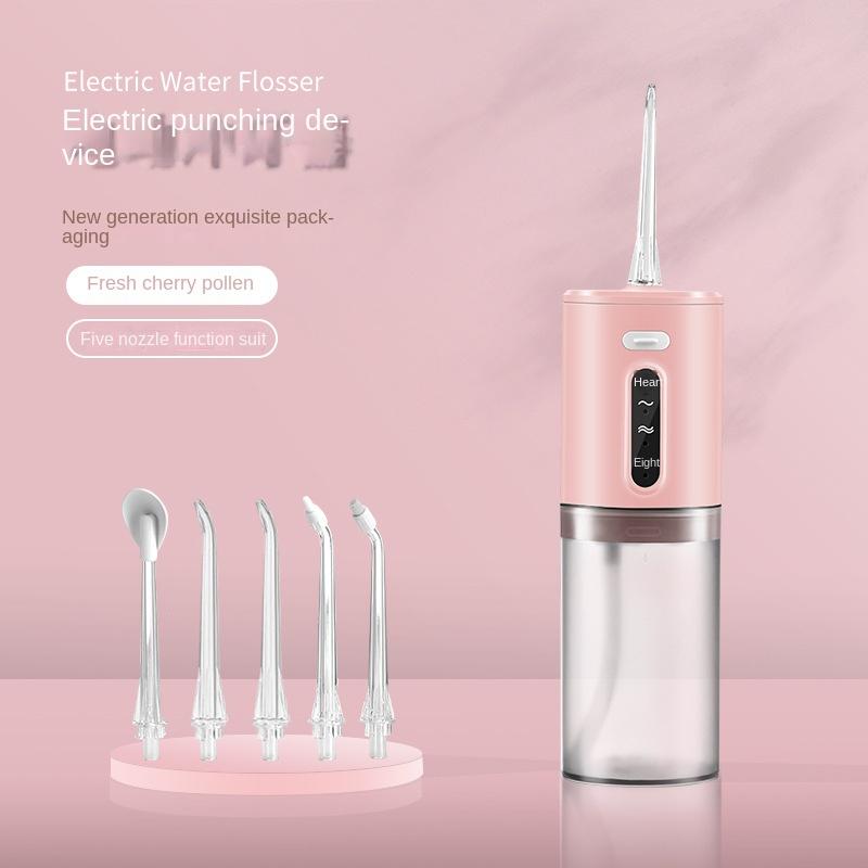 Портативный USB-ирригатор для полости рта с водяной нитью, 280 мл, электрическое устройство для чистки зубов, 3 режима, водонепроницаемый ирригатор