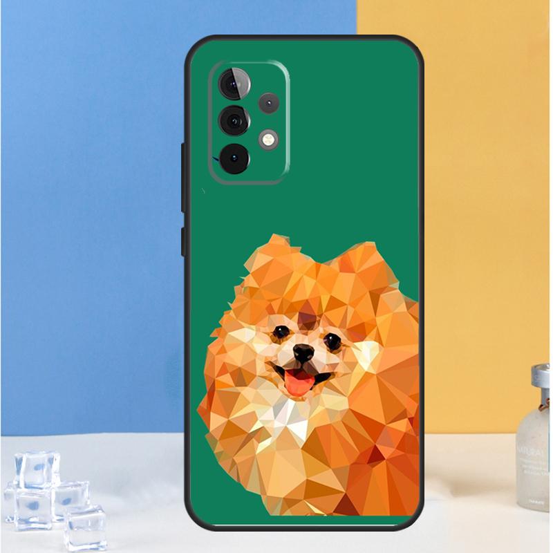 Мультяшный померанский шпиц Для Samsung Galaxy A13 A33 A53 A36 A26 A05 A06 A16 A54 A34 A14 A32 A52 A55 A35 A15 A56 Чехол