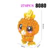 Забавные конструкторы Pokemon Сборка Аниме Пикачу Чаризард Кукла Бластойз Бульбазавр Генгар Покемон Кирпичики Игрушка для Ребенка Подарок