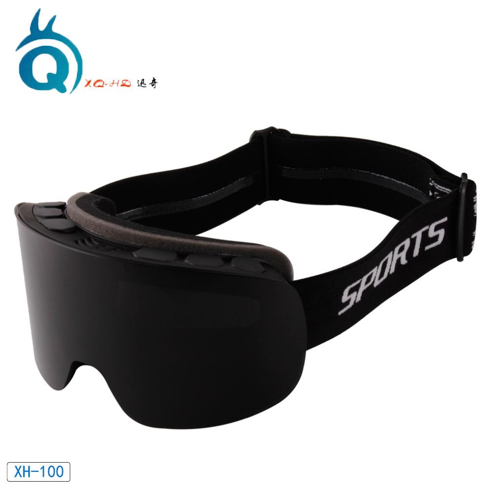 Ski goggles, double-layer anti-fog, can be worn over prescription glasses, outdoor sports ski goggles