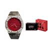 Casio Мужские часы Red Series GA-2100-4A с жидкокристаллическим и аналоговым двойным дисплеем(Watch3--