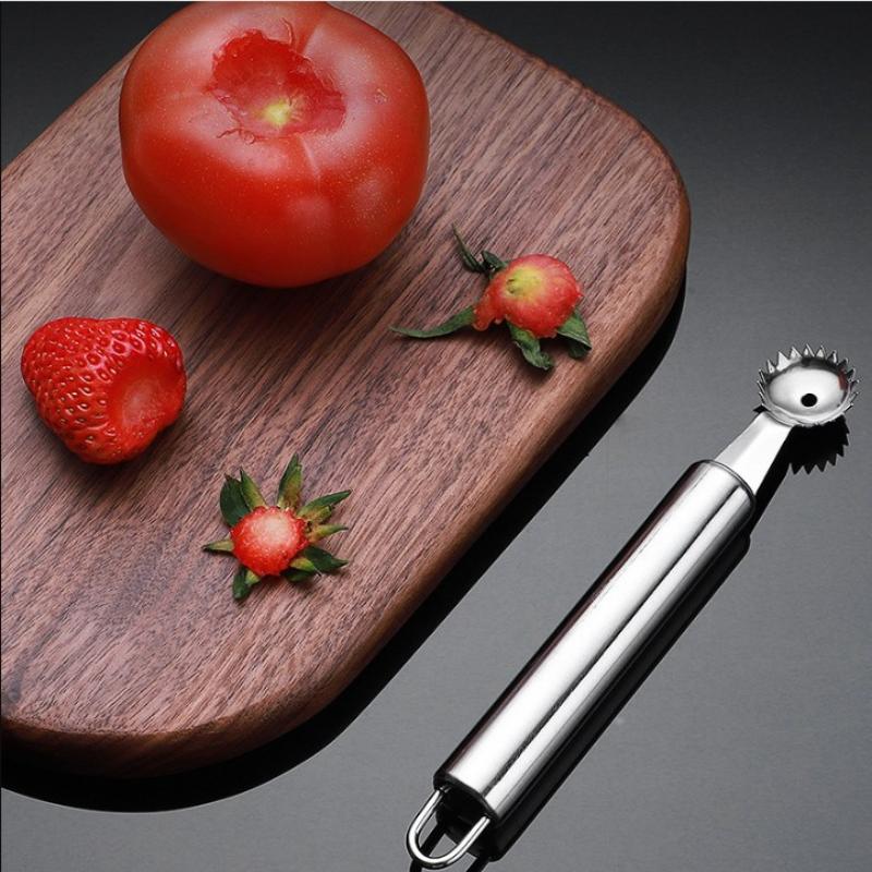 Easy‑Grip Stem Remover Tool for Tomatoes and Strawberries Stainless‑Steel Fruit Peeler and Seed Extractor7