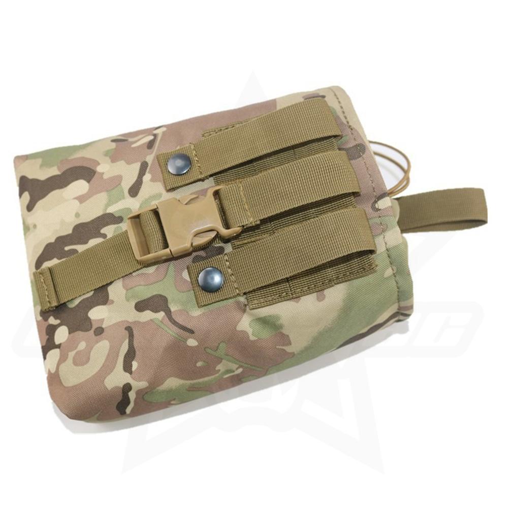 OPHIDIAN Molle Magazine Dump Drop Folding Pouch Hunting Airsoft Ammo EDC Tool Bag Foldable Utility Recovery Mag Pack