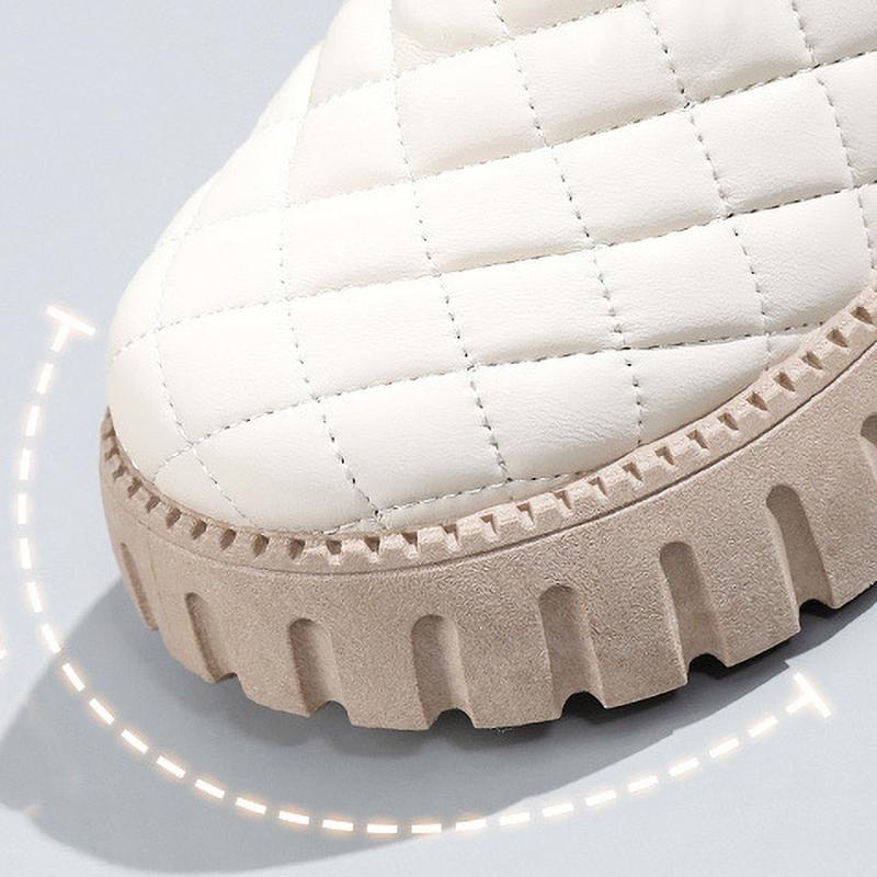 Теплые флисовые подкладки, толстая подошва, зимние женские ботинки, удобные, повседневные, с круглым носком