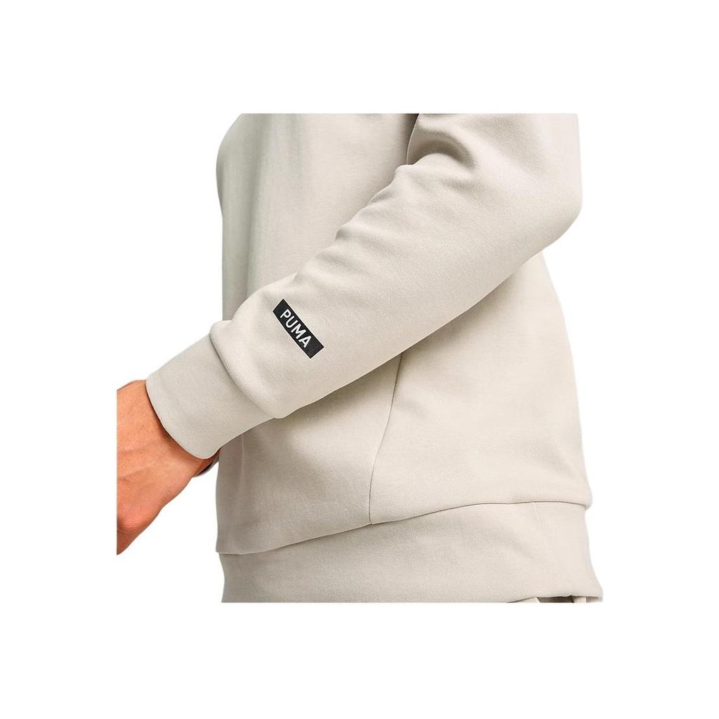 Puma Rad/Cal Dk Fw24 Crew свободный повседневный удобный простой универсальный пуловер свитшот мужской свитшот бежевый 684186-68