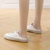 Little White Shoes Women's Summer Niche Design Shoes Satin Silk Versatile Casual Half Drag One Pedal Lazy Shoes